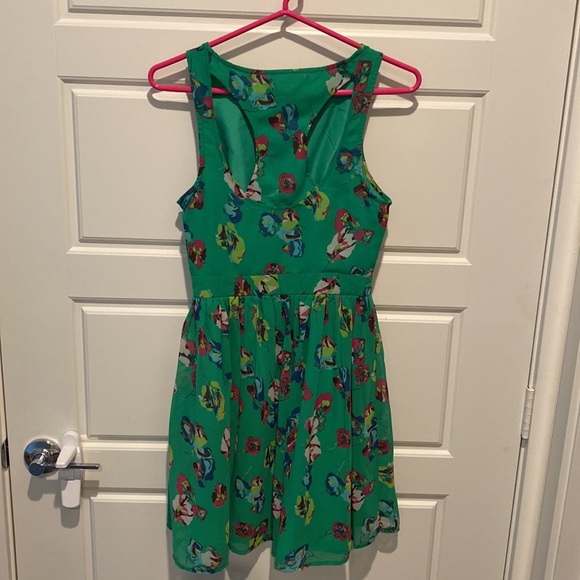 Green Floral Dress - Picture 2 of 2